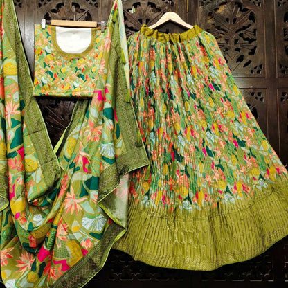 Chinon Kesh179 Ahb48 Lehengas  Printed Silk Fancy Lehengas