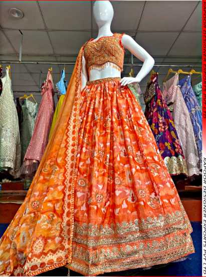 Chinon Kpd 33 Lehengas  Designer Traditional Embroidered Lehengas