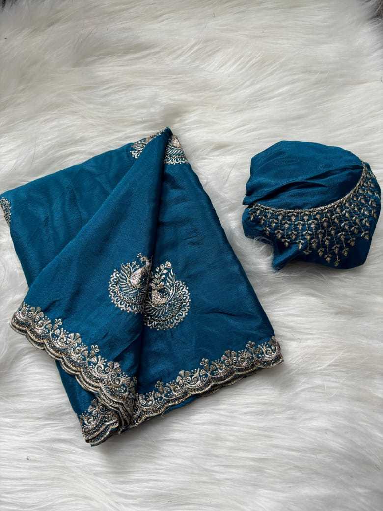 Chinon Run 20 Sarees  Embroidered Butta Swarovski Sarees