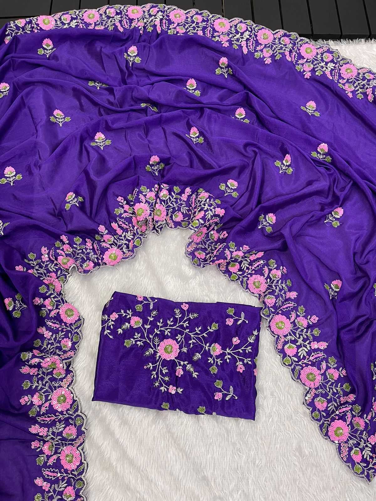 Chinon Silk Fkm Premium  Sarees