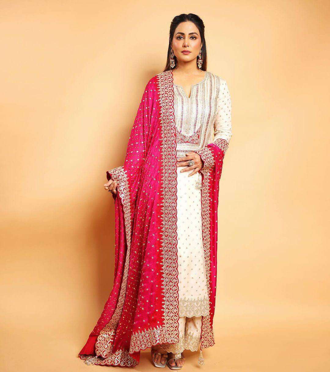 Chinon Silk Kesh124 803 Suits & Dresses Islamic Clothing  Pakistani Embroidery Ladies Silk Wedding Suits