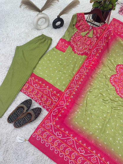 Chinon Silk Kesh125 3092 Suits & Dresses  Ladies Silk Printed Suits