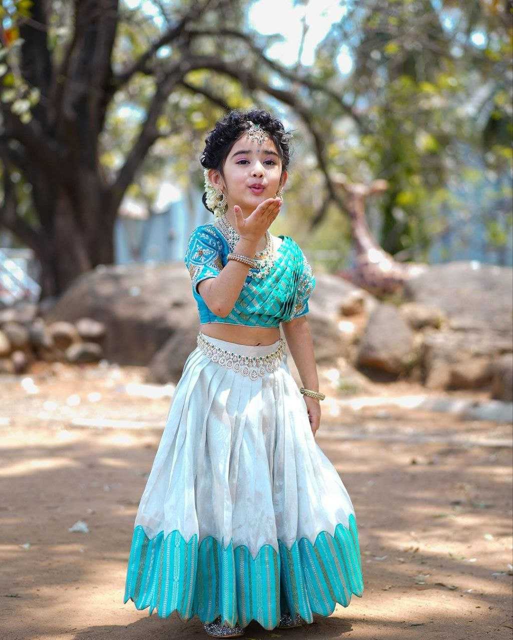 Chinon Silk Kesh168 Mnt06 Kids Wear  Kids Lehenga Kids Traditional Outfits Kids Lehenga Choli Kids Festive Wear Kids Wedding Outfits