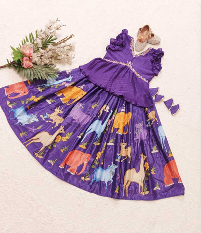 Chinon Silk Kesh168 Mnt26 Kids Wear   Kids Lehenga Kids Traitional Outfits Kids Lehenga Choli Kids Diwali Clothes