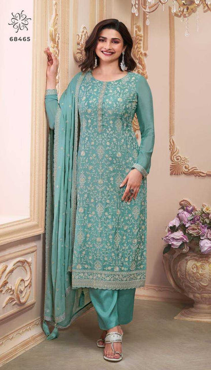 Chinon Silk Ksb 68466 Suits & Dresses  Unstitched Suits