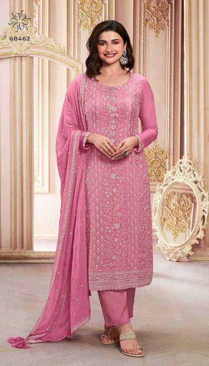 Chinon Silk Ksb 68466 Suits & Dresses  Unstitched Suits