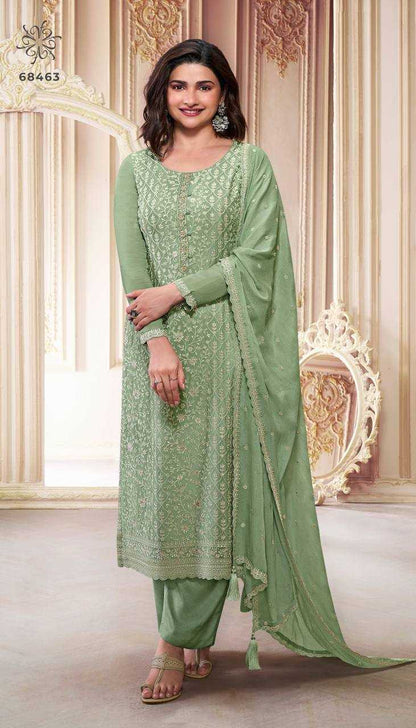 Chinon Silk Ksb 68466 Suits & Dresses  Unstitched Suits