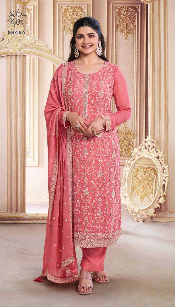 Chinon Silk Ksb 68466 Suits & Dresses  Unstitched Suits