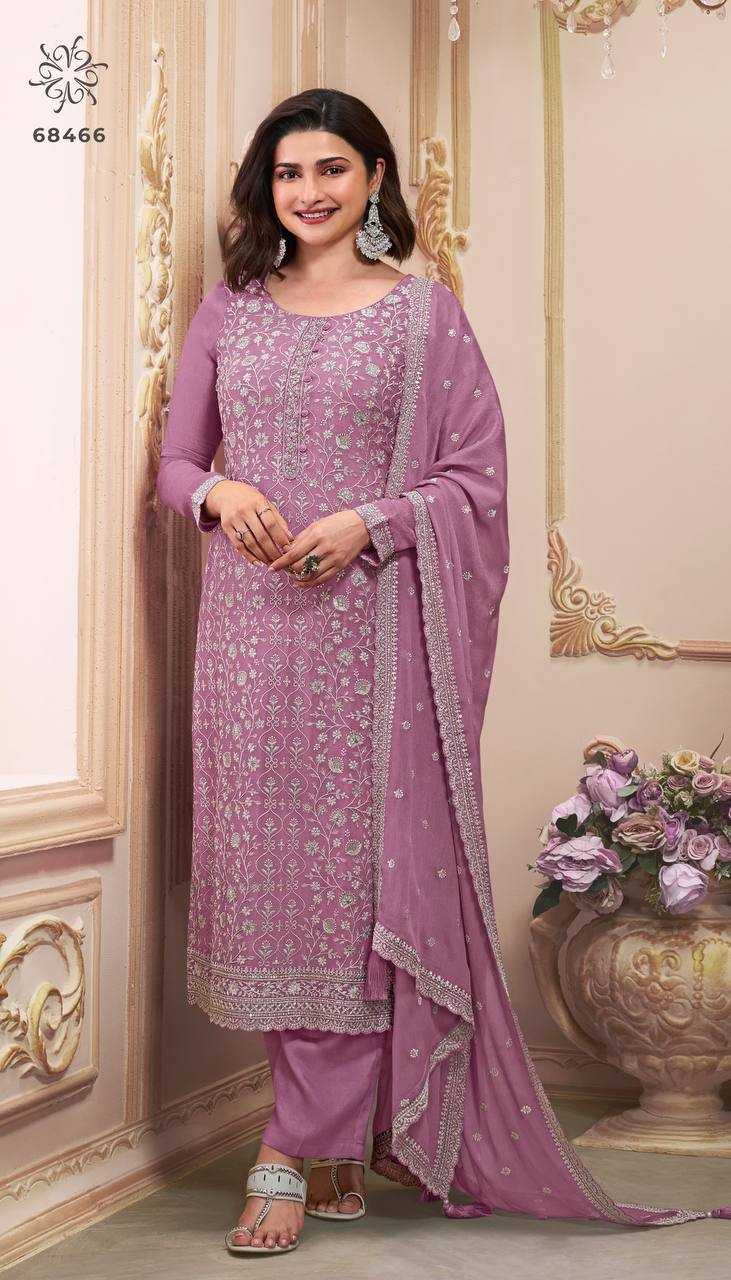 Chinon Silk Ksb 68466 Suits & Dresses  Unstitched Suits