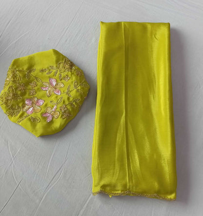 Chinon Silk Rgk 12 Sarees  Plain Solid Lace Border Sarees