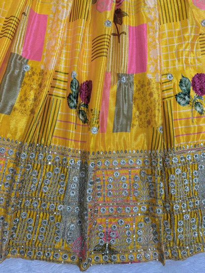 Chinon Silk Rin162 293 Lehengas  Traditional Silk Wedding Lehengas