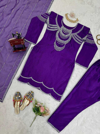 Chinon Silk Rin169 5755 Suits & Dresses  Ladies Silk Party Wear  Diwali Collections Suits