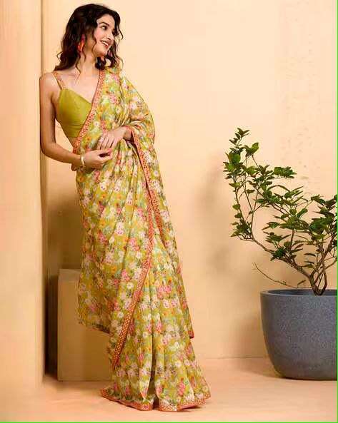 Chinon Silk Rvt 604 Sarees  Printed Ladies Fancy Sarees