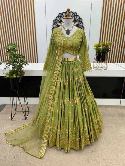 Chinon Silk Rzsr 3067 Lehengas  Fancy Traditional Lehengas