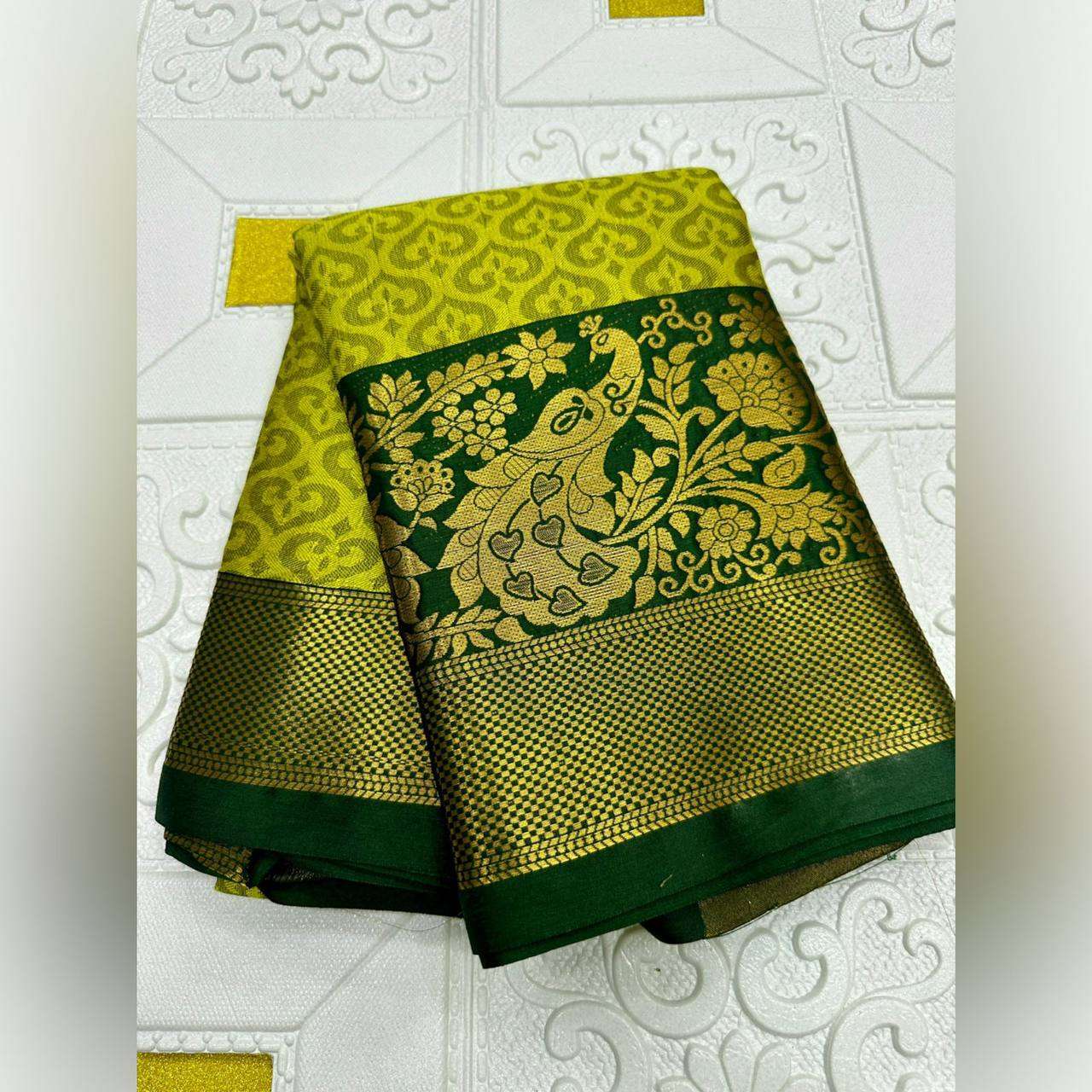 Copper Silk Rin184 Dil-Peacock Silk Sarees  Soft Silk Printed Silk Sarees