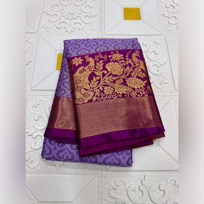 Copper Silk Rin184 Dil-Peacock Silk Sarees  Soft Silk Printed Silk Sarees