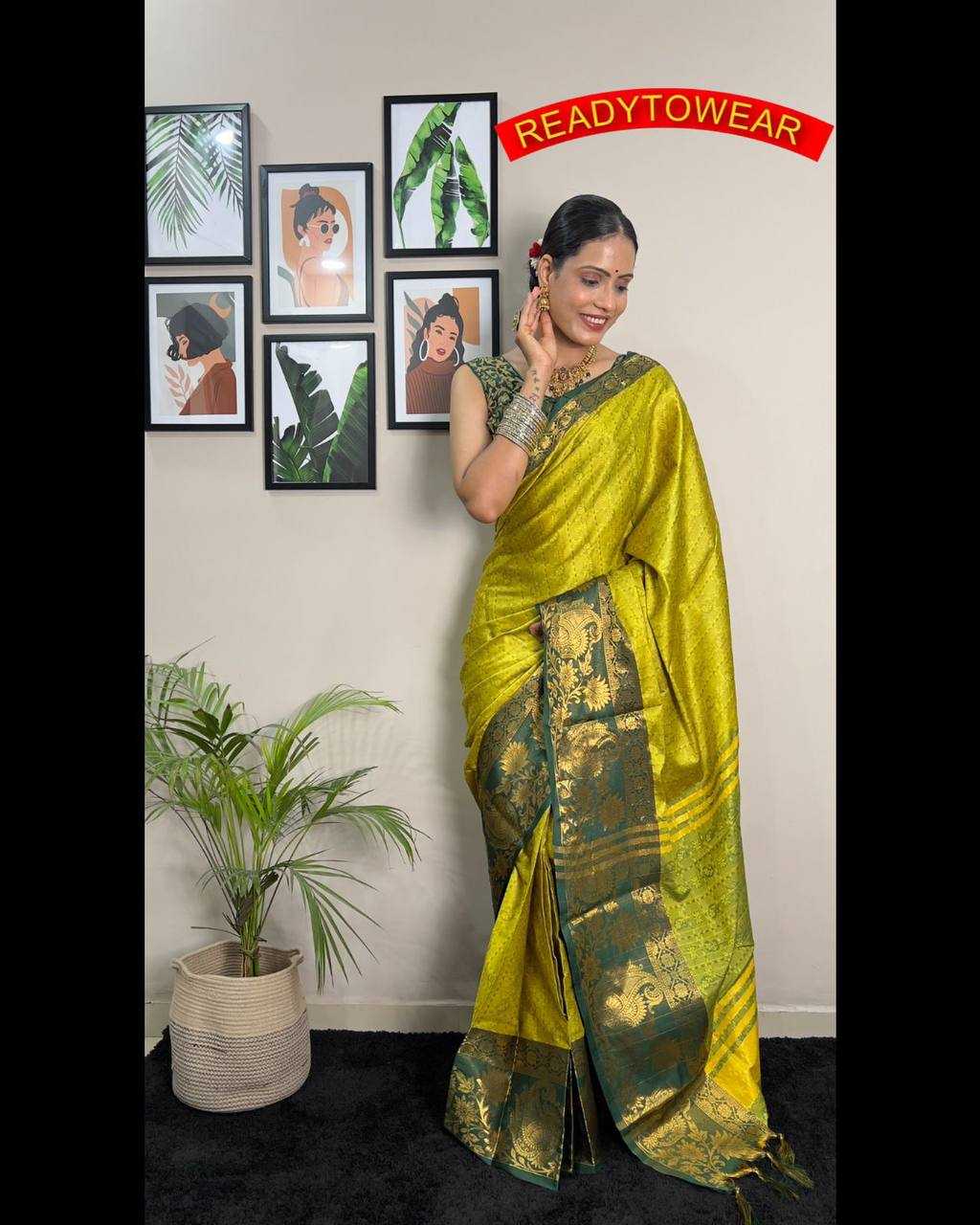 Copper Silk Rvr Lotus Silk Sarees  Soft Silk Traditional Sarees