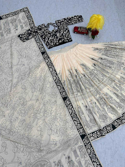 Cotton Kesh119 440 Lehengas  Kalamkari Traditional Printed Lehengas