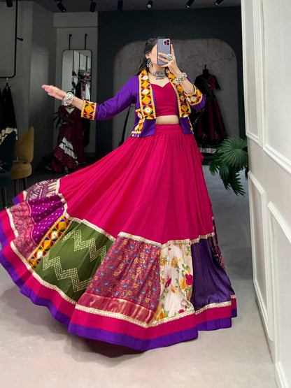 Cotton Kesh134 1738 1730 Lehengas  Traditional Lehenga With Dupatta Lehenga With Blouse Lehengas