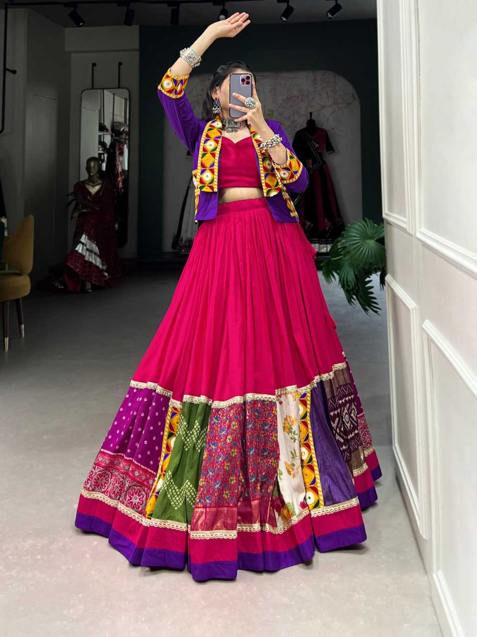 Cotton Kesh134 1738 1730 Lehengas  Traditional Lehenga With Dupatta Lehenga With Blouse Lehengas