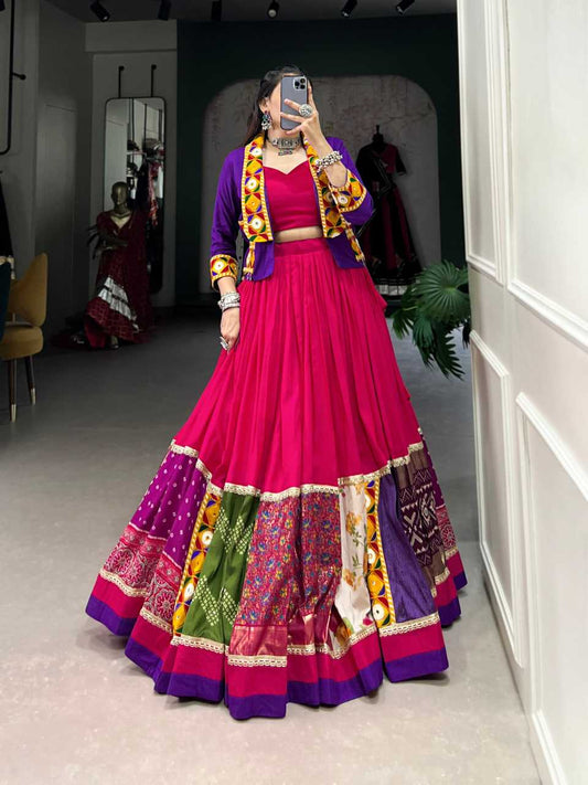 Cotton Kesh134 1738 1730 Lehengas  Traditional Lehenga With Dupatta Lehenga With Blouse Lehengas