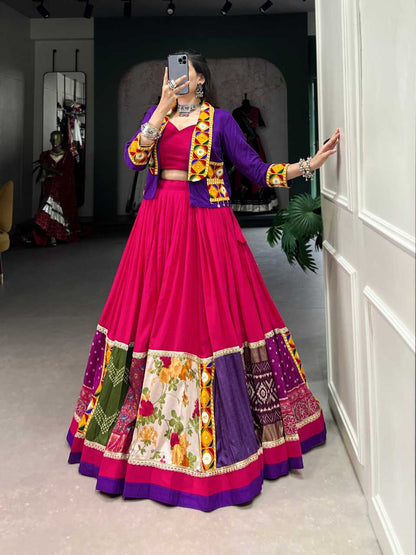 Cotton Kesh134 1738 1730 Lehengas  Traditional Lehenga With Dupatta Lehenga With Blouse Lehengas