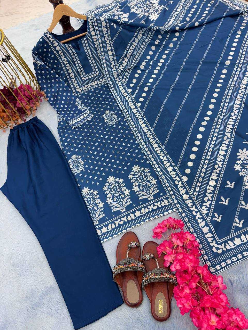 Cotton Kesh141 1052 Suits & Dresses  Ladies Printed Cotton Party Wear Suits