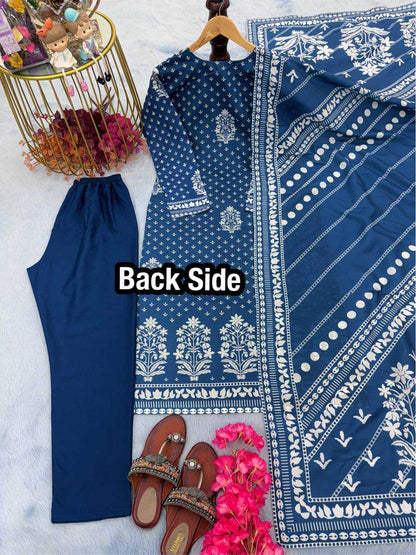 Cotton Kesh141 1052 Suits & Dresses  Ladies Printed Cotton Party Wear Suits