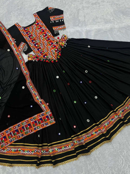 Cotton Kesh157 1653 Lehengas  Traditional Embroidered Navratri Chaniya Choli Lehengas