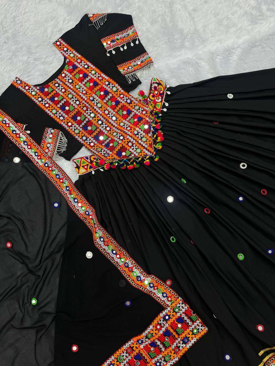 Cotton Kesh157 1653 Lehengas  Traditional Embroidered Navratri Chaniya Choli Lehengas