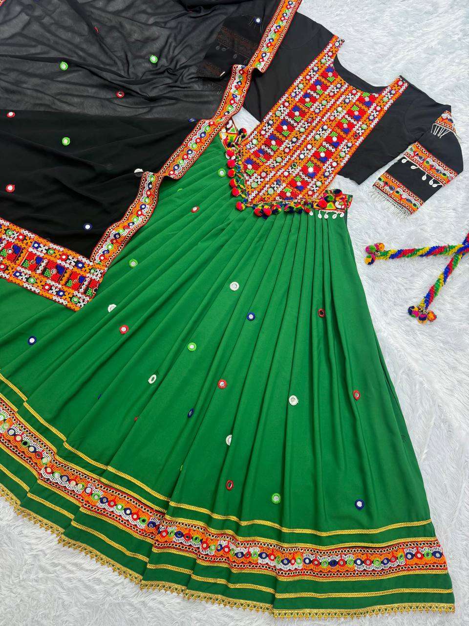 Cotton Kesh157 1653 Lehengas  Traditional Embroidered Navratri Chaniya Choli Lehengas