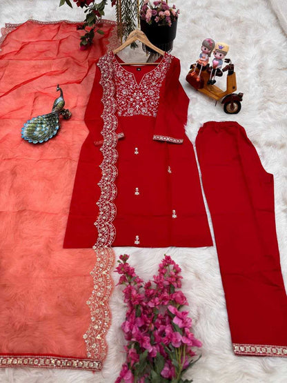 Cotton Kesh158 5034 Suits & Dresses  Ladies Embroidery Cotton Ladies Party Wear Suits