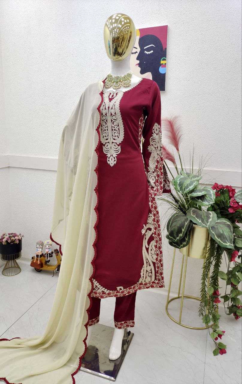 Cotton Kesh158 5036 Suits & Dresses Islamic Clothing  Pakistani Embroidered Cotton Ladies Party Wear Suits