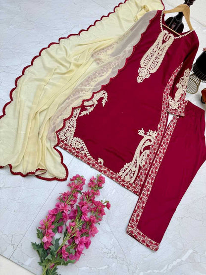 Cotton Kesh158 5036 Suits & Dresses Islamic Clothing  Pakistani Embroidered Cotton Ladies Party Wear Suits