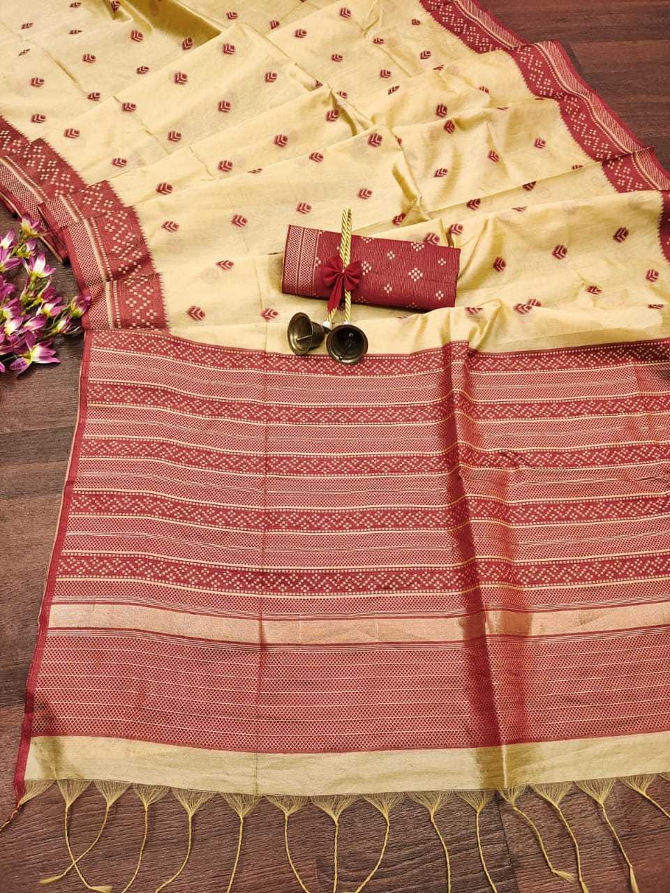 Cotton Kesh171 217 Sarees  Cotton Linen Printed Butta Sarees