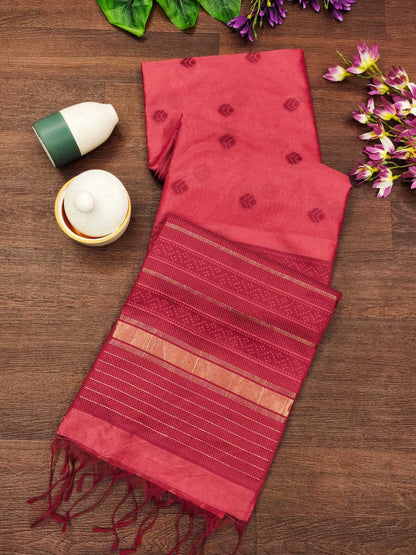 Cotton Kesh171 217 Sarees  Cotton Linen Printed Butta Sarees