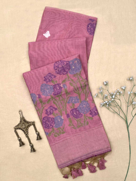 Cotton Kesh171 223 Sarees  Printed Cotton Linen Sarees