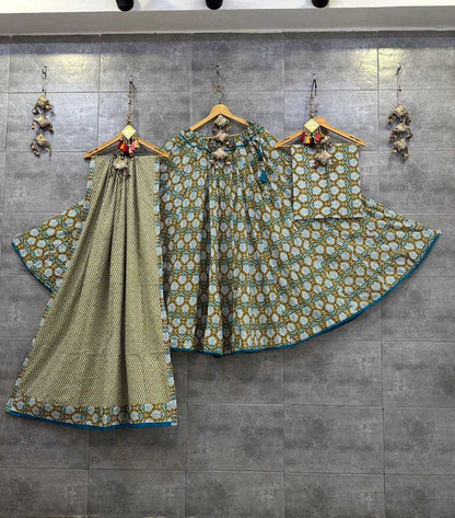 Cotton Kesh179 Ahb11 Lehengas  Printed Traditional Navratri Chaniya Choli Lehengas