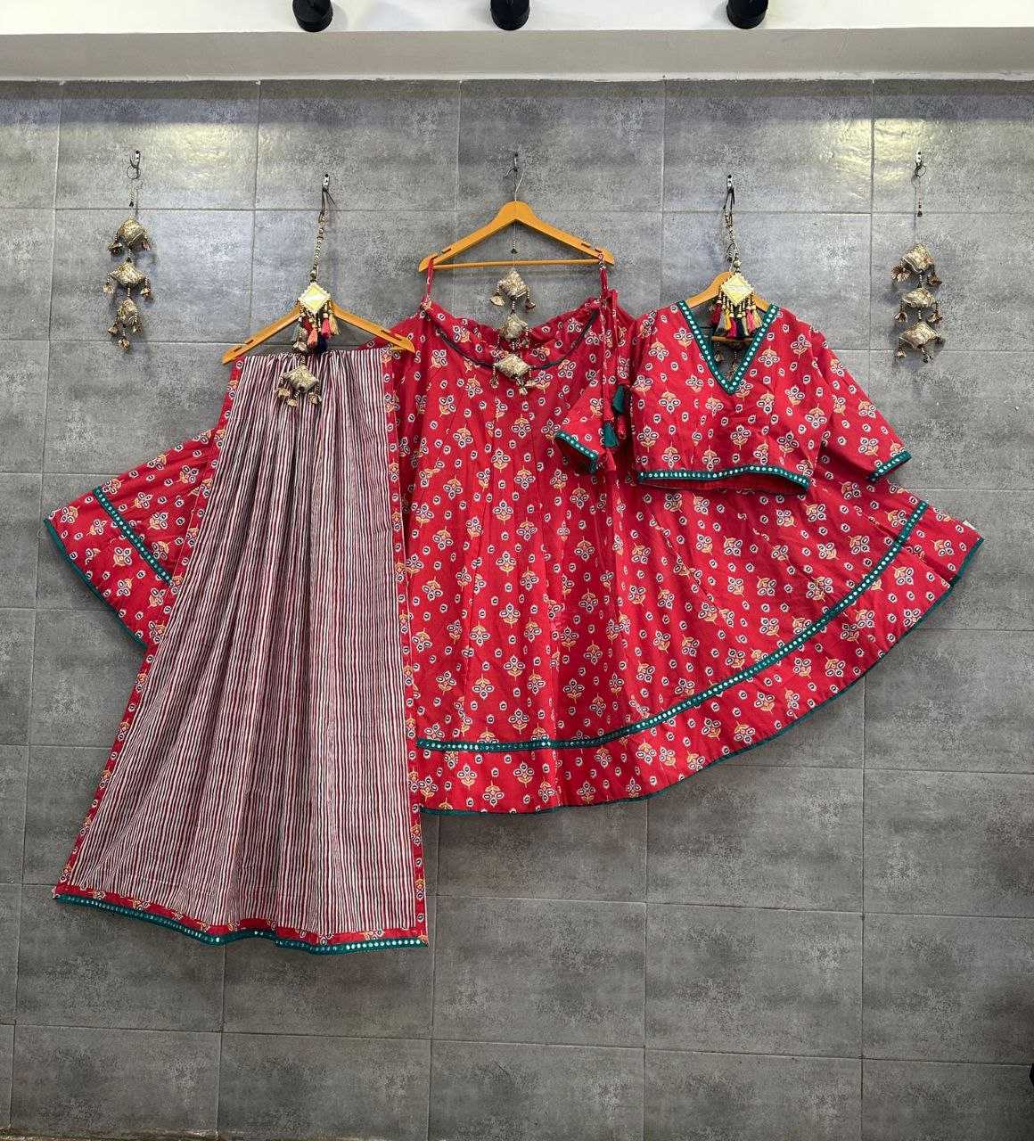 Cotton Kesh179 Ahb43 Cambric Lehengas  Traditonal Printed Chaniya Choli Lehengas