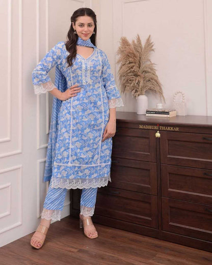 Cotton Kesh209 Bhc08 Suits & Dresses  Ladies Printed Cotton