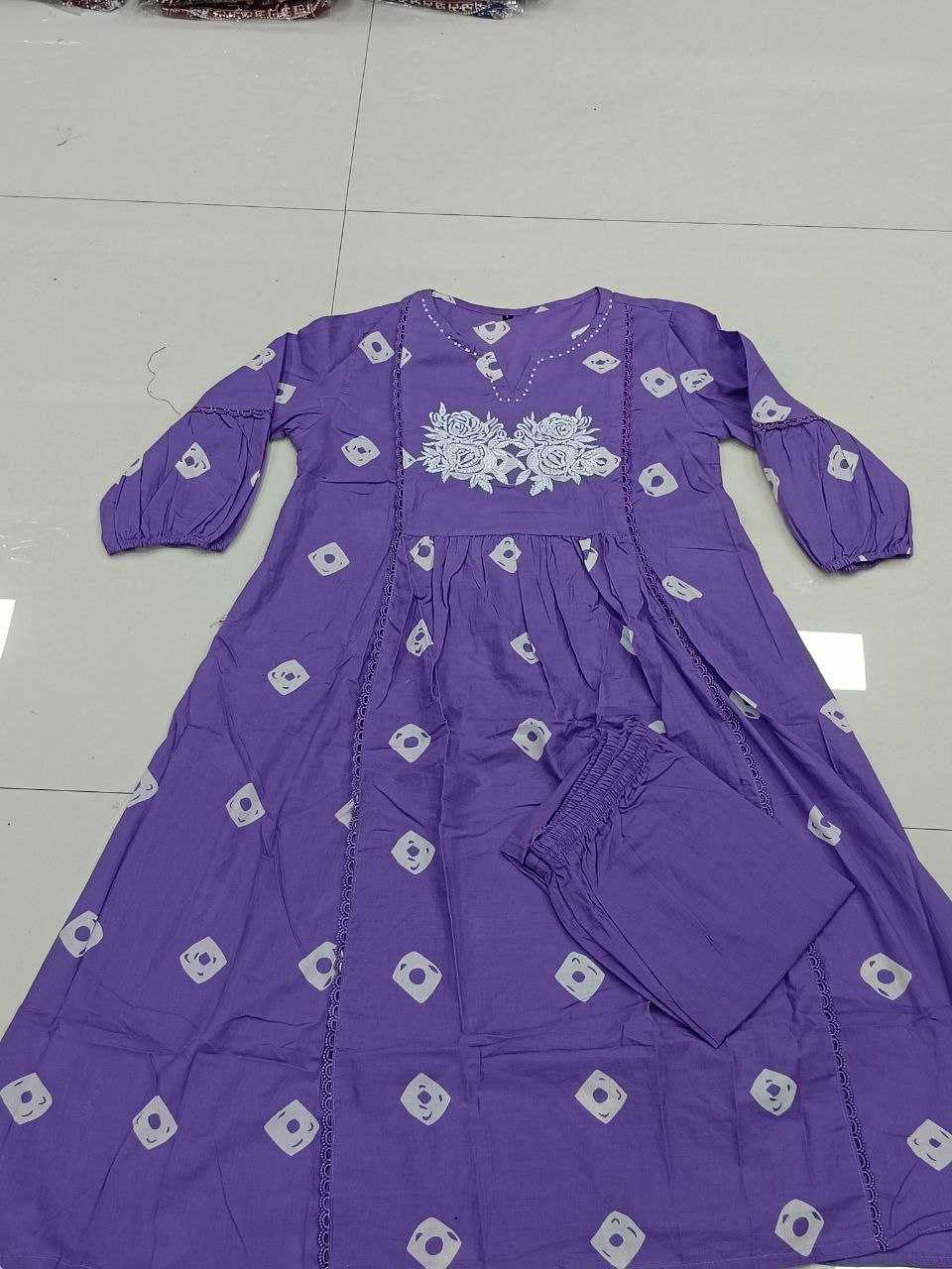 Cotton Kesh209 Bhc11 Kurtis  Embroidered Cotton Prined Kurtis