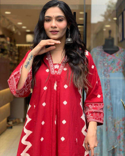 Cotton Kesh211 Ldy100 Suits & Dresses  Cotton Anarkali Ladies Suit