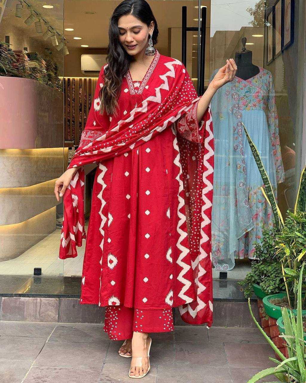 Cotton Kesh211 Ldy100 Suits & Dresses  Cotton Anarkali Ladies Suit