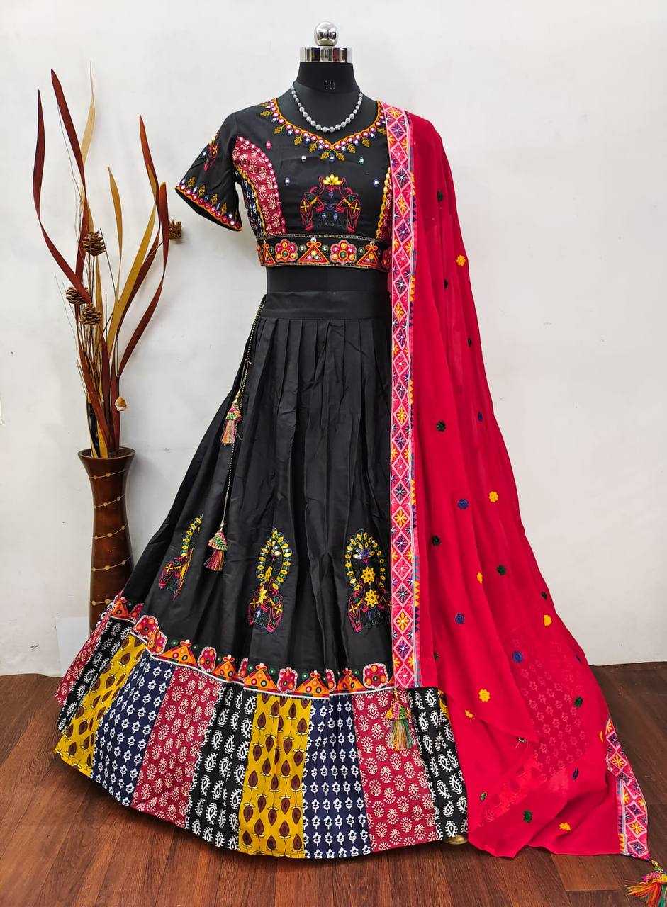 Cotton Kesh211 Ldy72 Lehengas  Traditional Printed Chaniya Choli Navratri Chaniya Choli