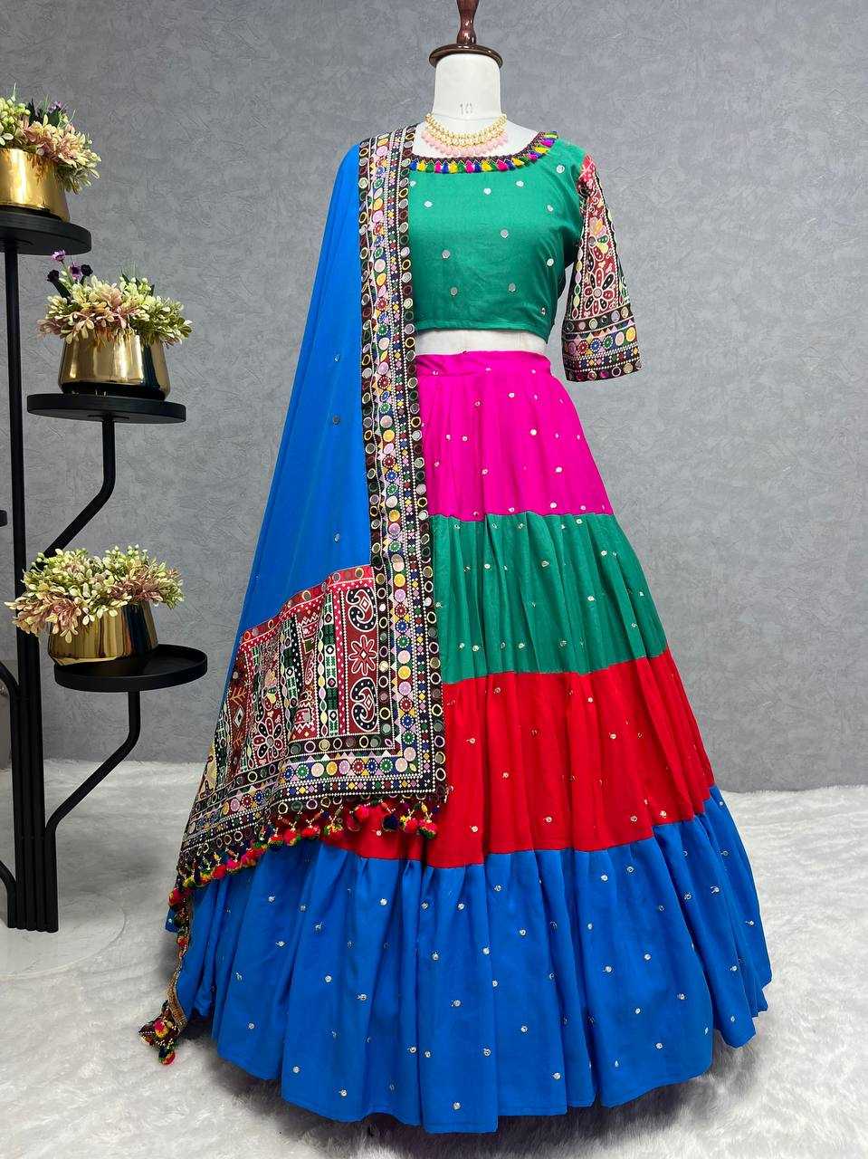 Cotton Kesh228 548 Lehengas  Traditional Lehenga With Dupatta Lehenga With Blouse Lehengas