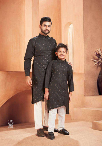 Cotton Ksb 106 Mens Wear  Father Son Combo Wears