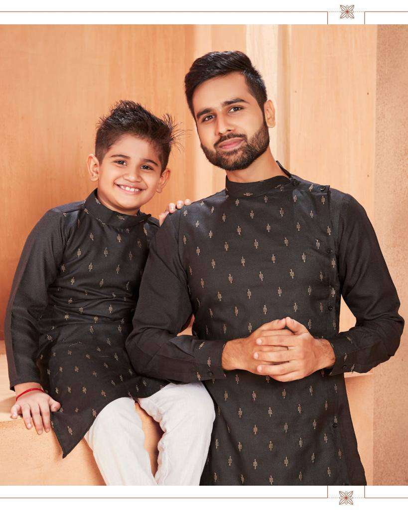 Cotton Ksb 106 Mens Wear  Father Son Combo Wears