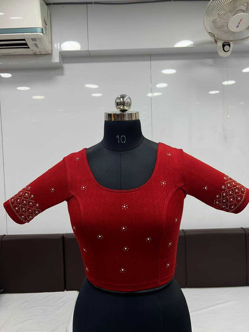 Cotton Lycra Kesh231 Aditi Readymade Blouse  Stretchable Cotton Blouse