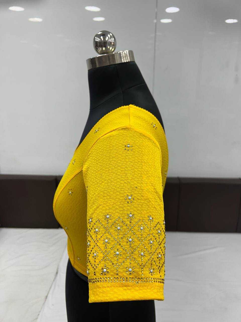 Cotton Lycra Kesh231 Aditi Readymade Blouse  Stretchable Cotton Blouse