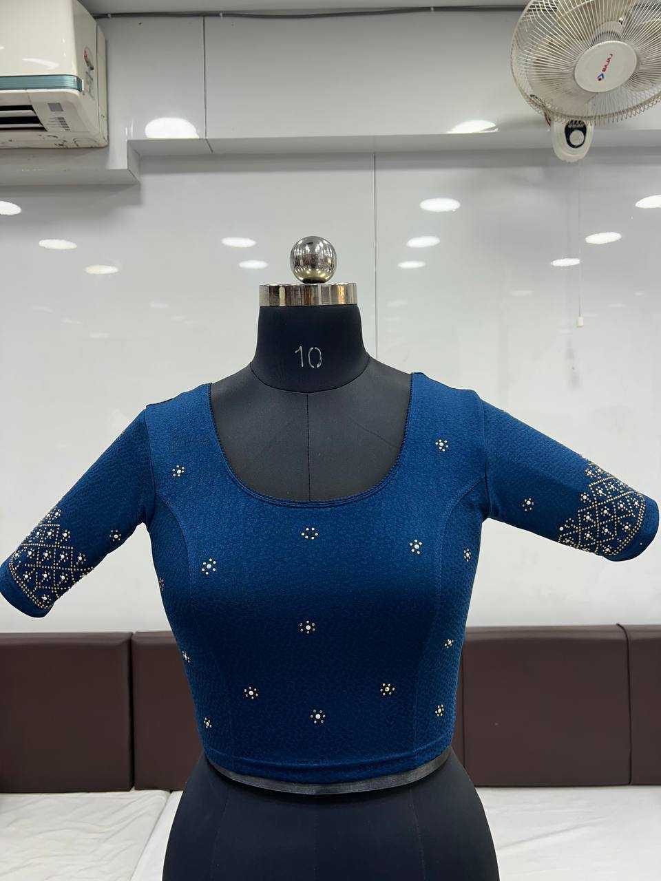 Cotton Lycra Kesh231 Aditi Readymade Blouse  Stretchable Cotton Blouse